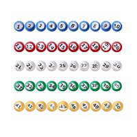 Bothyi - Bola De Bingo, Bola De Conteo Universal Duradera Para Fiestas Nocturnas, Juegos De Grupos Grandes De 1 A 50
