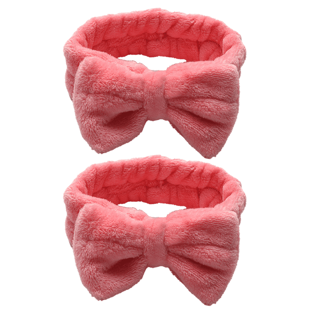 Diademas de belleza para mujer, extra suaves y ultraabsorbentes, cómodas para lavar el maquillaje, la ducha, el cuidado facial, el spa, banda gruesa para el cabello para niñas.