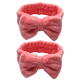 thumbnail image 1 of Diademas de belleza para mujer, extra suaves y ultraabsorbentes, cómodas para lavar el maquillaje, la ducha, el cuidado facial, el spa, banda gruesa para el cabello para niñas., 1 of 5