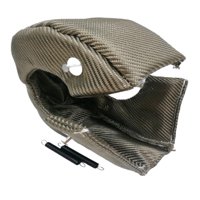 Ioensy - Cubierta De Turbocompresor, Envoltura De Fibra De Repuesto, Manta De Turbocompresor, Cubierta De Protección Térmica, 19X19X8Cm Para T4