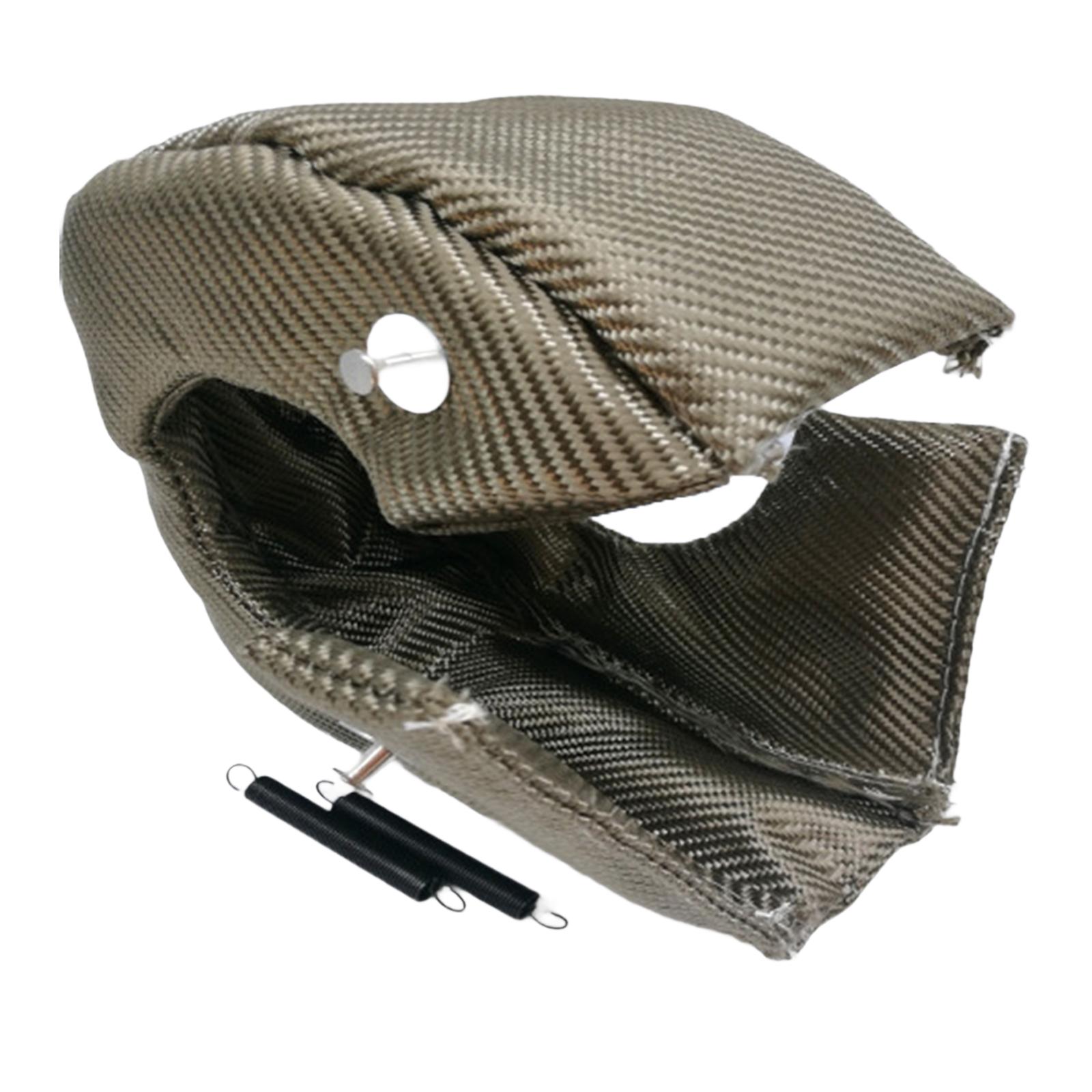 Ioensy - Cubierta De Turbocompresor, Envoltura De Fibra De Repuesto, Manta De Turbocompresor, Cubierta De Protección Térmica, 19X19X8Cm Para T4