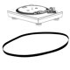 thumbnail image 5 of Correa para Tocadiscos KOMITASUI para Technics SL-200 SL-210 SL-220, 5 of 7