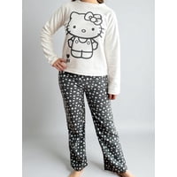 Pijama Micropolar Mujer Hello Kitty Beige S