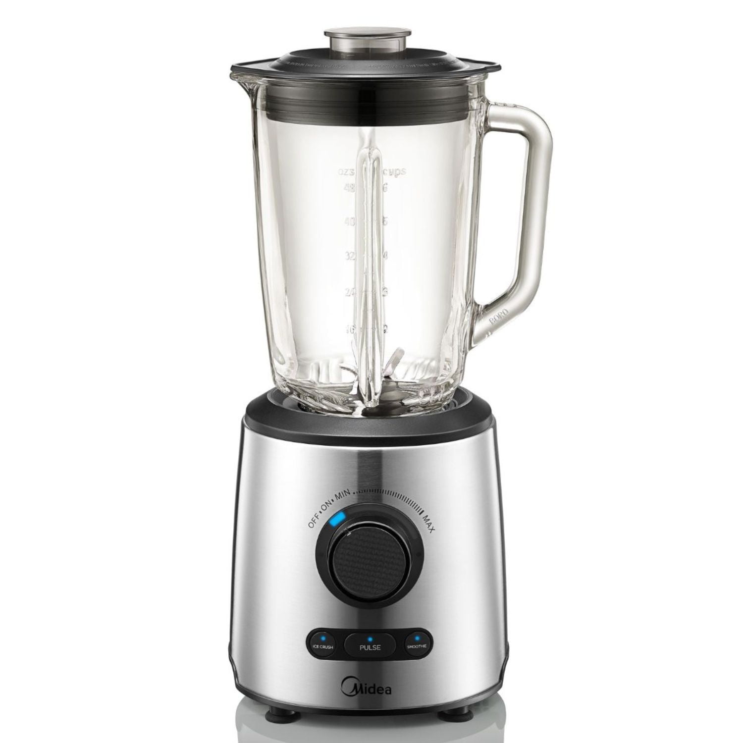 Licuadora De Acero Inoxidable 8 Cuchillas Y 1000w Midea