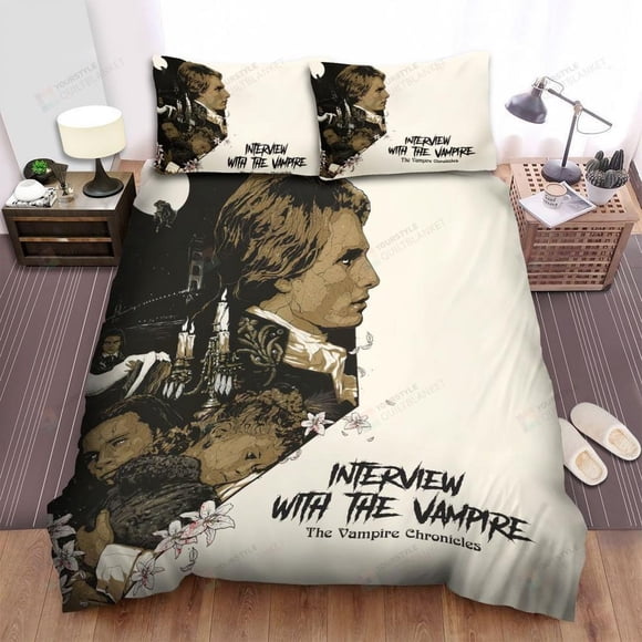 Interview With The Vampire Chronicles Rescued Woman Quilt Duvet Cover Set 3-Piece Bedding Set