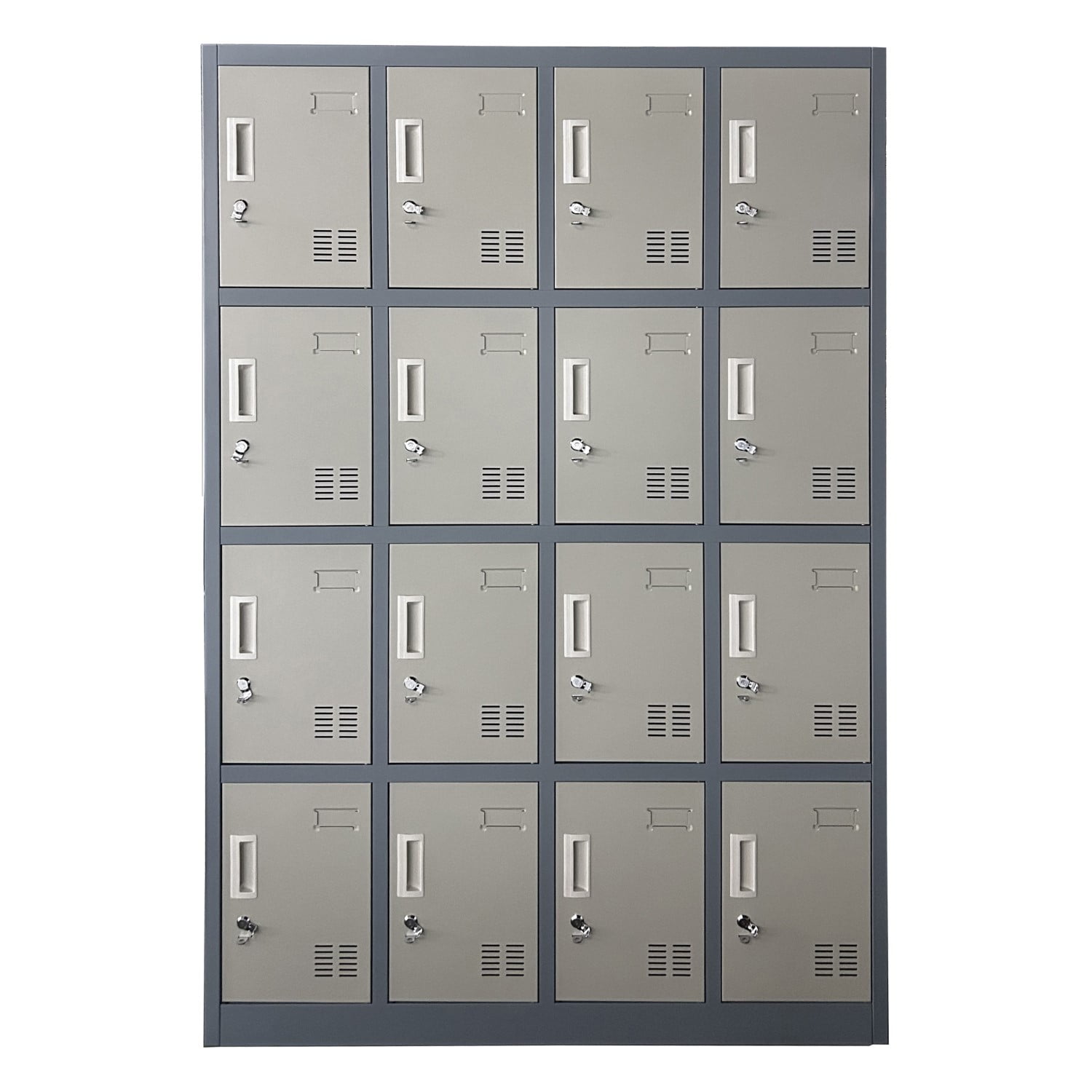 Prochef - Locker Casillero Metálico 4 Cuerpos 16 Puertas