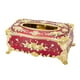 thumbnail image 3 of Caja de Papel de Seda Rectangular, Rojo Dorado, 3 of 3