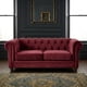 thumbnail image 1 of Sofa Florencia 2C Tela Velvet Burdeo, 1 of 6