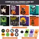 thumbnail image 2 of Paquete de 24 tarjetas de felicitación Decorably 4x6 pulgadas Halloween, 2 of 6
