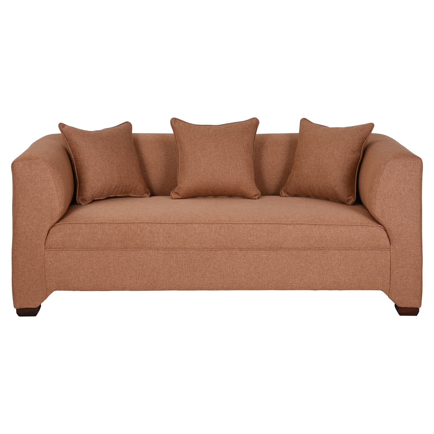 Muebles América - Sofá 3 Cuerpos Metropolitan Tela Mostaza