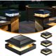 thumbnail image 1 of Luces solares para poste 4x4 Brightown, paquete de 4, LED de doble color, 1 of 3