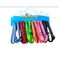 Genérico - Correa Para Mascota Cuello Cuadros Con Campana 1Cm