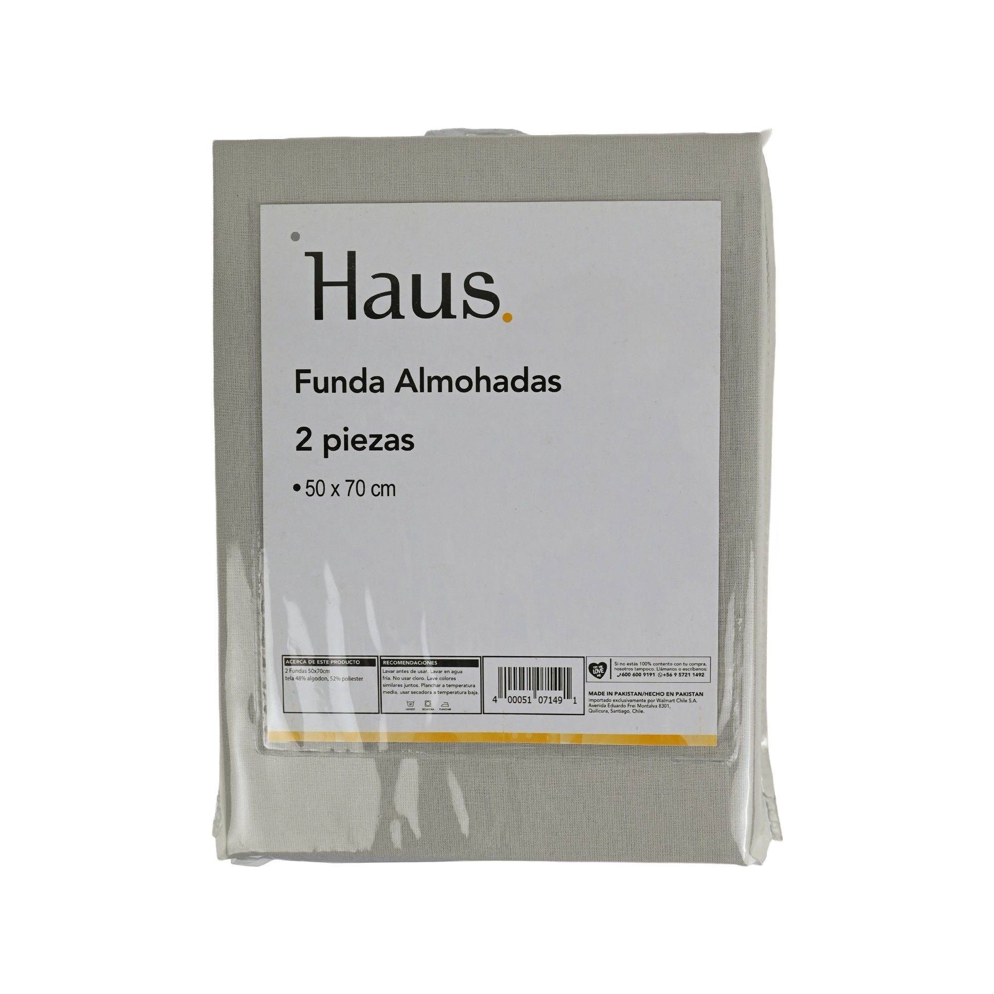 Haus - Set De Fundas De Almohadas 50x70cm 144 Hilos