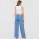 thumbnail image 3 of Jeans Mujer Straight Fit Cargo Azul Medio Corona, 3 of 5