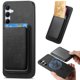 thumbnail image 1 of Funda de Cuero Magnética con Tarjetero para Samsung Galaxy A35 Cubierta Delgada Negro, 1 of 5
