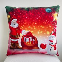 Todo Hogar Santiago De Chile - Pack De 2 Fundas De Cojines Navideños Con Luces Led - 10