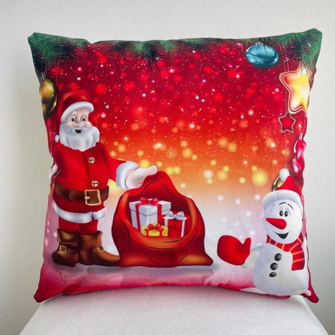 Todo Hogar Santiago De Chile - Pack De 2 Fundas De Cojines Navideños Con Luces Led - 10