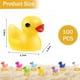 thumbnail image 2 of 100 piezas Mini Resina Ducks fo Manualidades, Multicoloed Miniature Ducks, 8 Colos Tiny Ducks Miniature Figures fo Aquarium Garden Landsgorae Onahombrest Potted Decoations Flower DIY Family School, 2 of 7