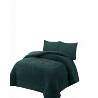 Genérico - Cubrecama De Relieve Premium Tamaño 2 Plazas Color Verde