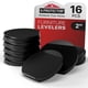 thumbnail image 1 of Niveladores para muebles X-Protector, goma negra, 16 piezas, 1 of 6