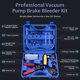 thumbnail image 3 of Kit de purga de frenos ZEAJSRU con bomba de vacío y manómetro - Azul, 3 of 8
