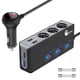 thumbnail image 1 of Divisor de encendedor de cigarrillos Qidie Quick Charge 3.0 180W, 1 of 7