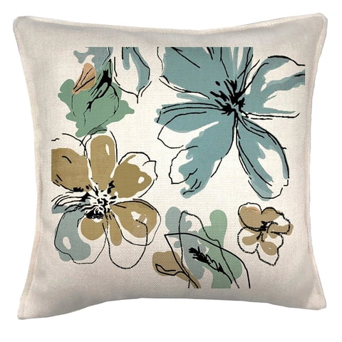 Tuyo Print - Cojín Flores En Menta 45X45