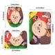 thumbnail image 3 of Juego de 3 Alfombras de Baño de Terciopelo Coral Baldi's Basics, 3 of 6