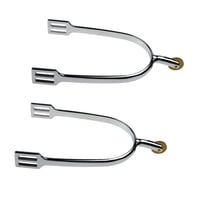 Magideal - 2 Espuelas De Caballo, Tipo Inglés, De Vaquero, Para Decorar Botas, Equipo De Equitación, De Aleación De Zinc, Para Entrenamiento De Equitación, Para