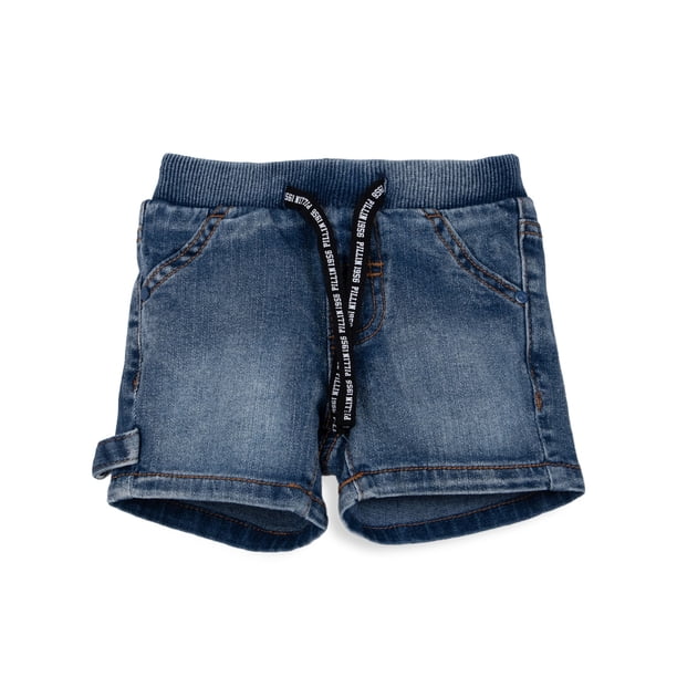 Bermuda Bebé Niño Cintura Ajustable Denim Pillin
