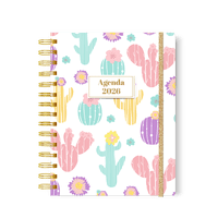 Fati - Agenda 2026 Cactus 2 Días Por Página