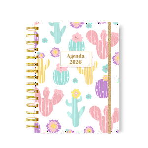 Fati - Agenda 2026 Cactus 2 Días Por Página
