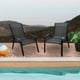 thumbnail image 2 of Pack 4 Sillas De Terraza De Textileno Y Acero, 2 of 6