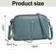 thumbnail image 5 of Bolso de piel de vaca auténtica para mujer, moderno, combinable, popular, bolso bandolera para mujer de mediana edad., 5 of 5