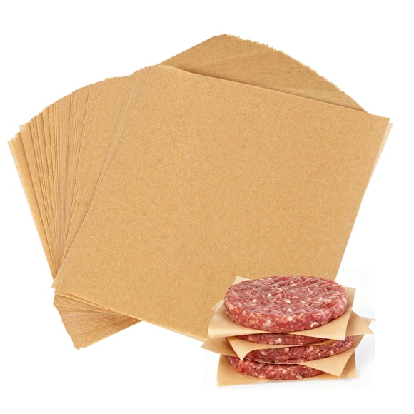 Papel para Hamburguesas Ninsula 400 unidades 15x15 cm Cuadrados Antiadherentes