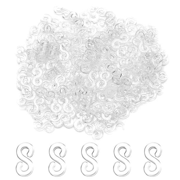 360 clips en forma de S para pulseras de telar, conectores de plástico, repuestos para pulseras de telar