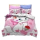 thumbnail image 1 of Pink Marie Cat Bed Linen,Marie Cats Pink Bedding Set,Cartoon Cats Bed Linen,Girls Duvet Cover and Pillowcase With zipper Bed Sheets, 1 of 5