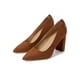 thumbnail image 1 of Zapatos Tommy Hilfiger Abilene Pump para mujer, color cacahuete, gamuza 9.5, 1 of 3