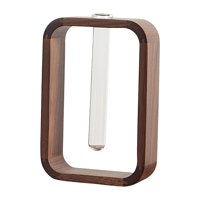 Magideal - Florero Plantas Hidropónicas Titular Estación De Propagación Moderna Florero Duradero Decorativo Planta Terrario Para Bar Decoración De 12X4.5X18Cm