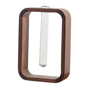 Magideal - Florero Plantas Hidropónicas Titular Estación De Propagación Moderna Florero Duradero Decorativo Planta Terrario Para Bar Decoración De 12X4.5X18Cm