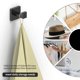 thumbnail image 4 of Ruacq Ganchos para Toallas de Baño Negro Mate de Acero Inoxidable, 2 Piezas, 4 of 5