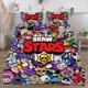 thumbnail image 3 of brawl stars Soft 3D Printed Duvet Cover Bedding Set with Comforter Cover 3 Piece Set, 3 of 5