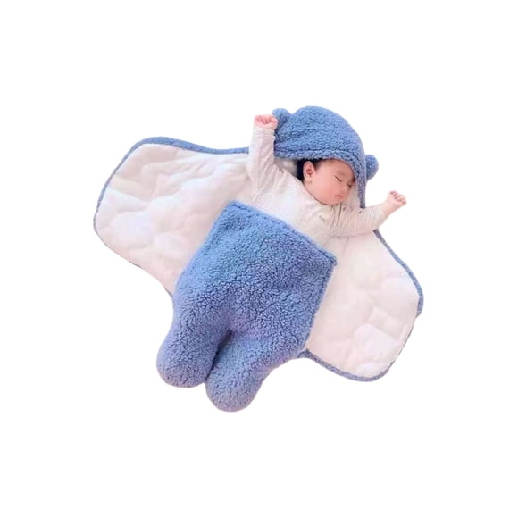 Saco De Bebé Osito Talla 6 Azul