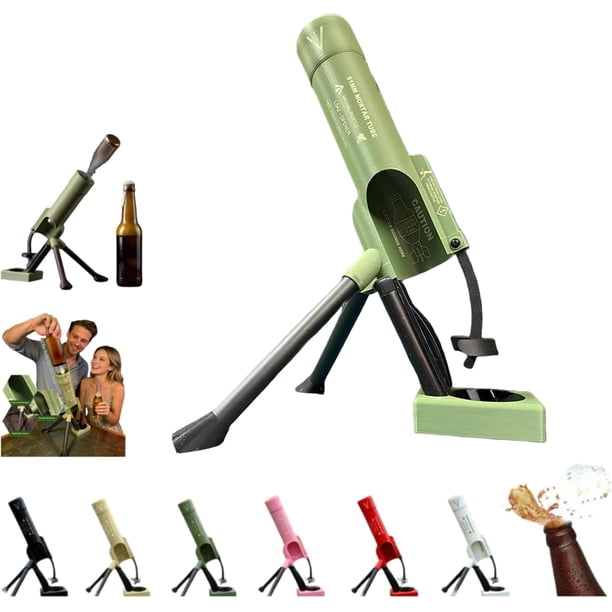 Abridor botellas cerveza mortero 51mm empuje manos libres divertido cerveza hogar fiesta