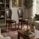 thumbnail image 1 of Pack x2 Sillas de Comedor Berlín con Asiento de eco cuero Tallada en Madera Americana, 1 of 2