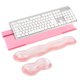 thumbnail image 1 of Soporte para teclado Rskinieei con reposamuñecas de acrílico rosa, 1 of 8