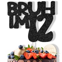 Cake Topper Cutylight Para Fiesta De Duodécimo Cumpleaños Para Niños