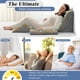 thumbnail image 3 of Juego De Almohadas Con Forma De Cuña Ortopédicas De Espuma Posquirúrgica Gris, 3 of 6