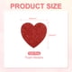 thumbnail image 2 of Pegatinas de Espuma en Forma de Corazón de 1"x1", 120 Piezas de EVA Autoadhesivas con Brillos para Manualidades, Decoración del Hogar, Rojo, 2 of 7