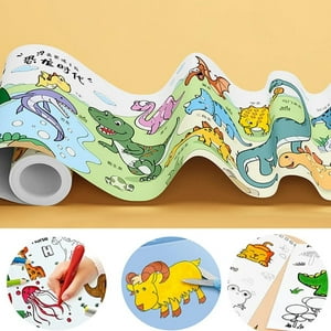 Clickdescuento - Papel De Dibujos Para Colorear En La Pared Montessori Blanco